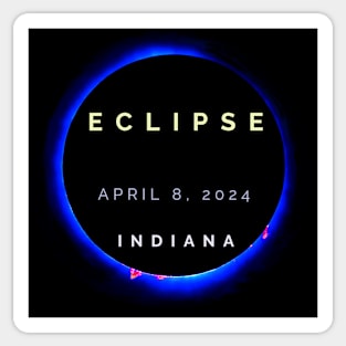 Solar Eclipse Totality in Indiana Sticker